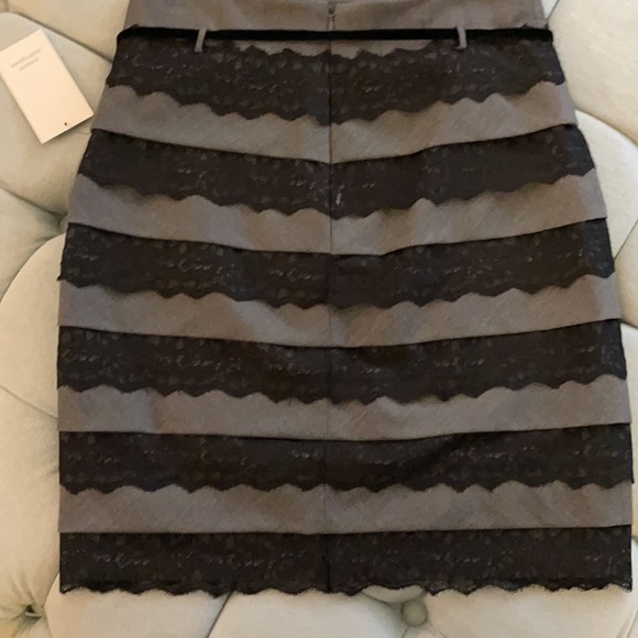 NWT Robert Rodriguez  Grey and Black Skirt - Picture 2 of 13